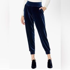 Liverpool Pull-On Stretch Velvet Joggers